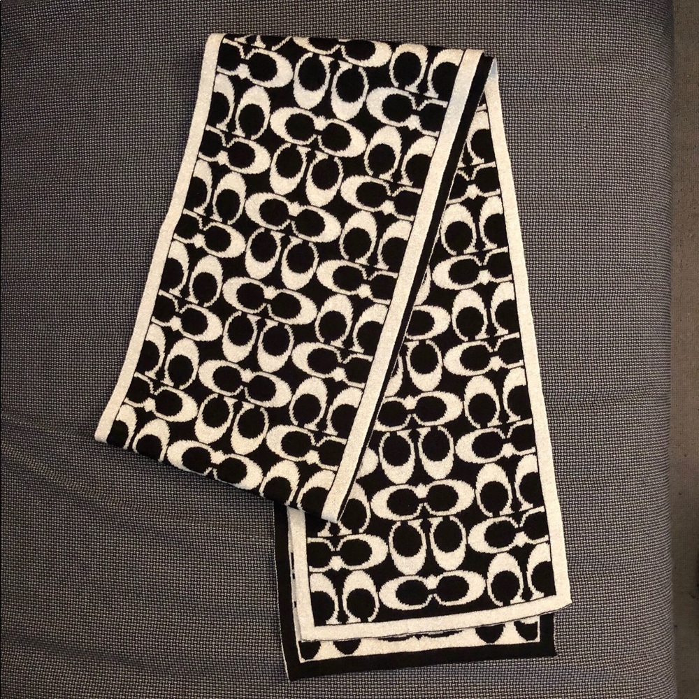 Coach Signature Logo Scarf